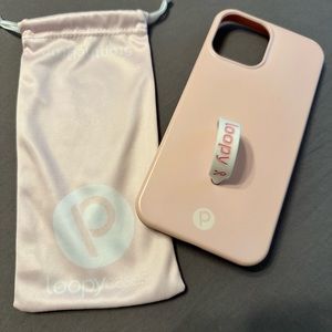 Loopy Case iPhone 12 Pro Max. Righty. Blush
